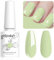 Vishine 8ml Pastel Gel Nail Polish Macaroon Light Green Gel Polish Soft Bright Colors Long-Lasting Soak Off Nail Art Manicure Salon at Home, L217