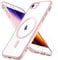 Hülle Kompatibel für iPhone SE 2020, iPhone SE 2022 Hülle iPhone 8/7 Hülle, Magnetisch Handyhülle iPhone SE 2/3 mit HD Schutzfolie Glas für MagSafe Stoßfeste Schutzhülle iPhone SE 2022 Case (Rosa)