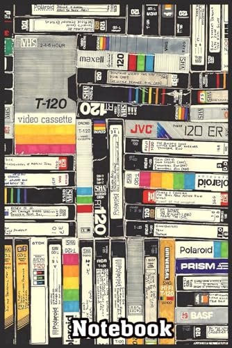 VHS Notebook: Wide Ruled Lined Paper Writing (110 Pages 6 x 9 Inches) Composition Writing