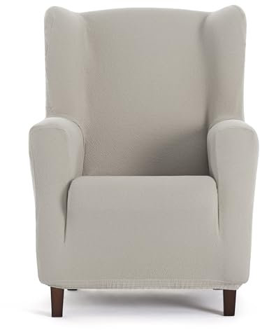 EYSA Bi-elastischer Sofabezug für Ohrensessel, Leinen, Harlem-Design