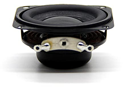 Mini altavoz de subwoofer magnético de neodimio de 1.5 pulgadas, 40 mm, 3 W, 4 OHM, altavoz de graves DIY o sonido con altavoces de agujero fijo, 2 unidades