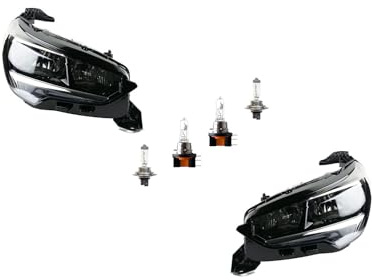 Johns, Scheinwerfer Links + Rechts Set passend für Opel Corsa F mit LWR + Leuchtmittel