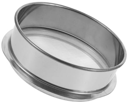 SEWACC Tamiz Metálico De Malla Fina Tamiz Multifuncional Para Harina y Tierra De Jardín Para Filtrar Mezclas De Cerámica y Pinturas Colador De Acero Inoxidable Para Tierra y Rocas