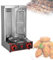 Shawarma Grill Machine, Stainless Steel Chicken Shawarma Cooker Machine, Ceramic Heating Plate, Gas Vertical Broiler Gyro Rotisserie, Oven Doner Kebab Machine, for Home Restaurant Kitchen Parties