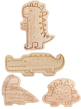 Cabilock Selbstklebende Dinosaurier-haken 4er-pack Bezaubernde Wandhaken für Jungen und Mädchen Dekorative Utensilienhaken Einfache Installation für Schlafzimmer Küche Badezimmer