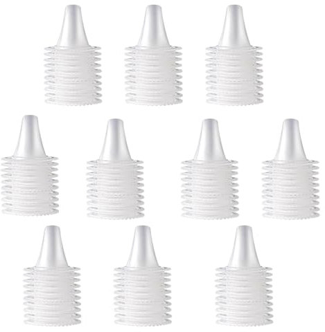 SHUBEIEUMI 200 Stück Braun Fieberthermometer Schutzkappen, Ohrthermometer Ersatzschutzkappen, Braun Fieberthermometer Ohr, Schutzkappen für Alle Braun Modelle Ohrthermometer