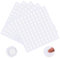 500 PCS Glue Dots for Balloons Removable Sticky Dots Double Sided Round No Trace Waterproof Transparent White Tack Glue Dots, for Balloon Christmas Decoration (10mm)
