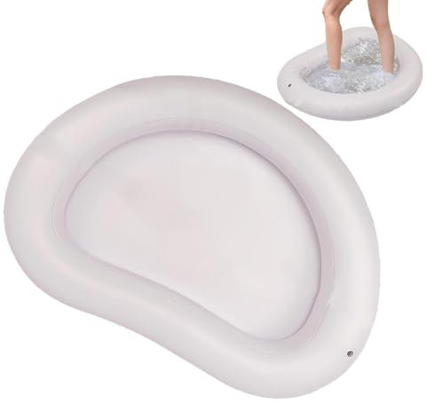 Inflatable Foot Basin, Inflatable Pool Bath Basin - Foldable Basin for Portable Bath POOLBATH | Wash Pool Accessories Pedicure Stops for Spy