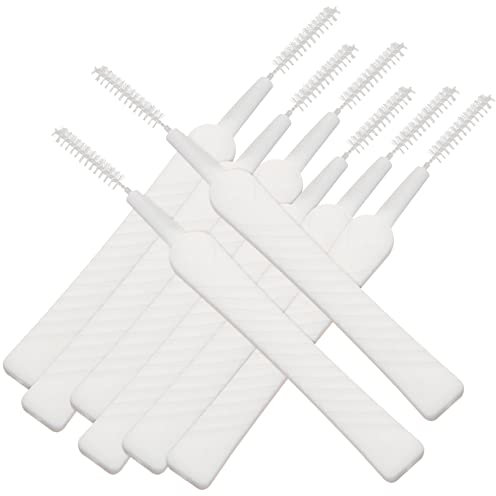 FRCOLOR 60stücke Duschdüsen-reinigungsbürste Aus Kunststoffborsten Kleine Loch- Lückenreinigungsbürste Gegen Für Duschkopf Tastatur Fenster Spalten Strohhalme