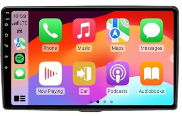 Autoradio 9 Zoll Touchscreen Android 13 für Alfa Romeo Giulietta 940 2013-2023 mit Blende GPS Navigation Carplay Android Auto MirrorLink WiFi USB Bluetooth FM DSP Auto Navigation Geräte(A2 4+64G)