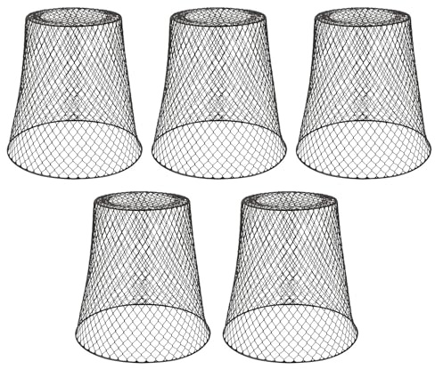 Metal Plant Protection - Garden Plant, Squirrel Barrier Set, Durable Wire Mesh Petal Covers, Outdoor Animal Protection, Rust-Covered Plant Dome , Protective Garden Net for Plant