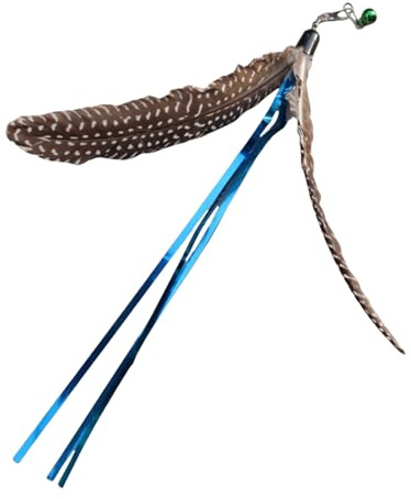 Interaktives Katzenspielzeug – natürlich rotierende Windmühle, Tierjagdbegleiter für kleine, mittelgroße und große Rassen, für Zuhause, Outdoor-Spaß