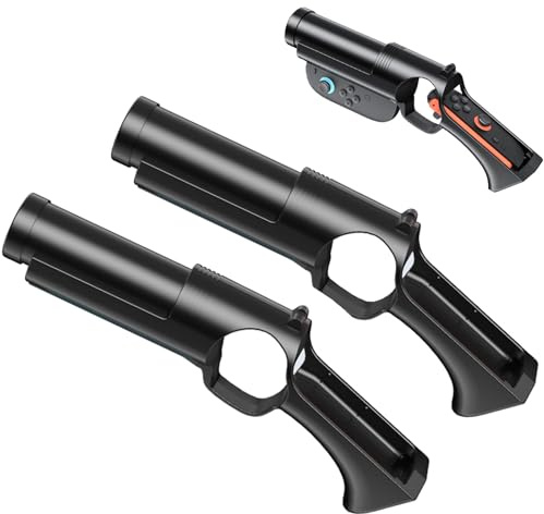 LICHIFIT Schießpistole Modell Controller Halter für Nintendo Switch 2 Pistole Schießhalterung Ständer für Joy-Con 2 Linke und Rechte Game Controller Waffenschaft für NS2 Shooter Spiel (2 Stück)