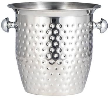 Inicio Cubitera de acero inoxidable con forma cuerno for botellas vino, champán o cerveza Bar