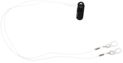 Anti Verlust Hörgerät Befestigungsband für Senioren, Abs, 1 Stück | Hörgerätehalter, Schutz und Anti Verlust Hilfe, Leicht zu Nutzen, Transparentes Band für Einseitig oder Beidseitig