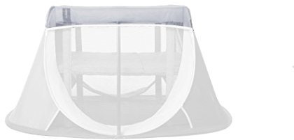 AeroMoov Instant Reisebett Moskitonetz - Schützt vor Mücken und Insekten - Easy Clip-On - zum Schlafen oder Spielen im Freien - 80 x 60 x 63 cm - Weiß