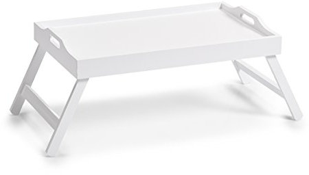 Zeller Betttablett, MDF, Weiß, 56,5 x 35,5 x 27 cm, 24052