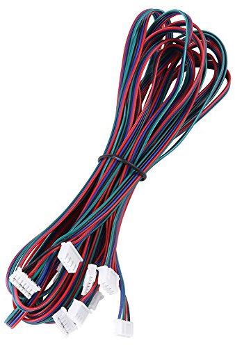 Akozon paso a paso conectores de cable cable de motor paso a paso 5pcs PH2.0-XH2.54 hembra-hembra conector de cable para Nema16 Nema17 Motor Cable motor impresora Cable Motor Paso a Paso
