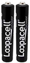 LOOPACELL AAAA Batteries, 1.5V Alkaline AAAA Battery (2 Pack)