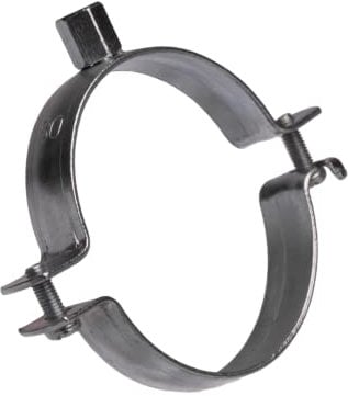 Ø 100mm Collier de Serrage Métallique - M8 / M10 Collier de Fixation pour Tube, Tuyau, Conduit
