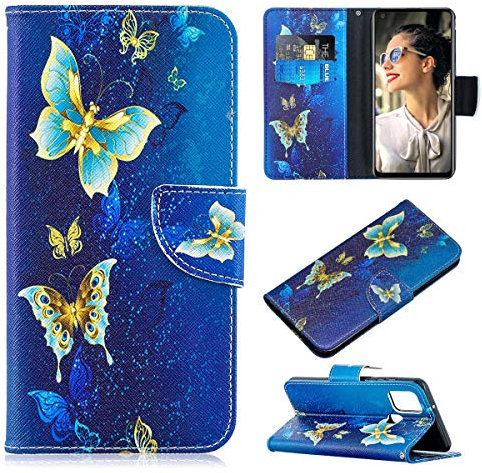 FCHUI for Samsung S21 Case, for Samsung Galaxy S21 Case Women Men Card Slots Magnetic Closure Kickstand Full Protection Premium Leather Flip Wallet Phone Case Cover