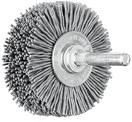 PFERD Rundbürste ungezopft RBU | Ø 50x15mm Schaft-ø 6mm SiC-Filament-ø 0,90 | 43198003 – für Geradschleifer, Bohrmaschinen, Biegwellen