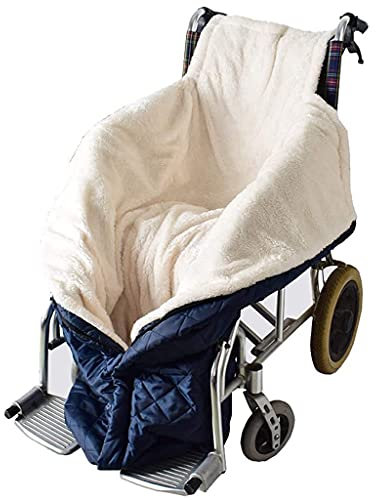 Gefütterter Schlupfsack Für Rohlstuhlfahrer, Innenfutter Webpelz Polyester Rollstuhlüberzug Unterkörper Wärmesack Rollstuhl Beinbezug Fußsack Für Rollstuhl Und Elektromobil