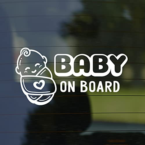 Baby on Board Autoaufkleber Fensterschild lustig Neugeborenes Kind Vinyl Aufkleber
