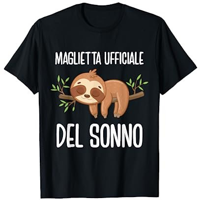 Divertente Bradipo Pigiama Camicia Da Notte Maglietta