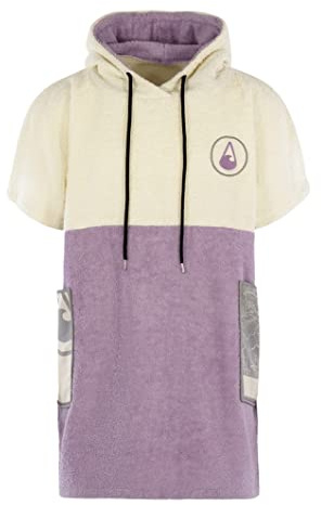WAVE HAWAII Poncho Peniche Badeponcho 95% Baumwolle 5% recyceltes Polyester für Körpergrößen von 145-175 cm Umkleidehilfe für Schwimmen Strand Surfen Duschponcho für Damen Herren Erwachsene