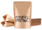 Miorkly 100pcs Kraft Paper Bags with Window (10x15cm), Resealable, Waterproof Brown Bags Suitable for Dried Fruit, Coffee, Tea, Seeds