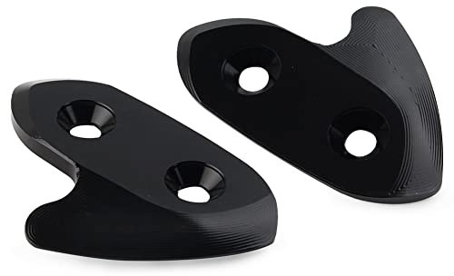 FSFY Motorrad Schwarz Spiegel Rückspiegel Dekorative Abdeckkappen Spiegel Block Offs Grundplattenkappen Für Yamaha YZF-R1 R1 2020