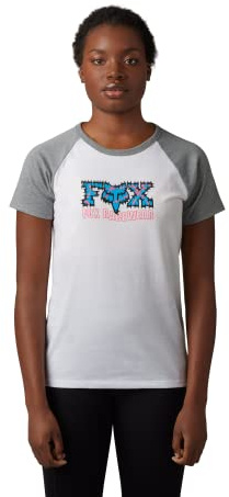 Fox Racing Damen Womens Barb Wire Ii Raglan Tee Womens Barb Wire II Raglan Tee