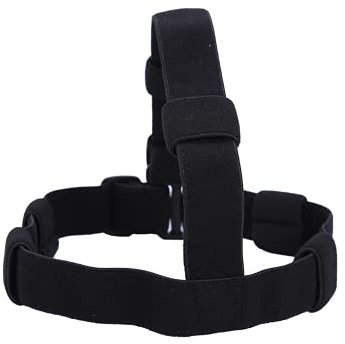 AMONIDA Stirnlampenband, Elastisches Schwarzes Taschenlampen-Stirnband, das Taschenlampen mit Taschenlampen-Stirnband für Camping für Outdoor-Aktivitäten Hält