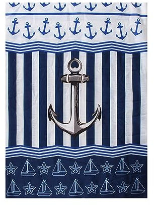 Halstuch Schlauchschal Damen Multifunktionstuch Schutz Herren Maritim Anker Design Atmungsaktiv Sport Rundschal Motorrad Tuch Loop (Anker Seestern)