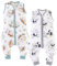 Chilsuessy Baby Schlafsack mit Füße 2er Pack 2.5 Tog Ganzjahres Schlafsack Baby Schlafsäcke ohne Ärmeln Babyschlafsack mit Beinen für Säugling Kinder, Koala + Panda, 90cm/Baby Höhe 100-110cm