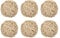 sourcing map 6 Pcs Wicker Rattan Balls 3.2 Inch Rattan Decorative Balls Vase Fillers for Wedding Party Centerpiece Bowls Home Decoration Original Color