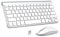 PINKCAT Mini Tastatur Maus Set Kabellos 2.4 GHz Kabellose Tastatur und Maus Ergonomisch Slim Tastatur Deutsch QWERTZ Layout 12 FN-Tasten Leise Funktastatur mit Maus für PC/Laptop/Smart TV