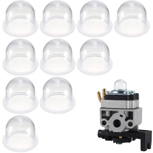 WUSJCOF 10pcs Pompe d'amorçage Piston d'amorçage de carburateur de Pompe à Carburant adapté aux tondeuses à Gazon souffleurs Coupe gazons Taille Haies Coupe-Cordes scies à chaîne