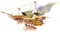 BAUBAUPLAY 3D Puzzle Holz Holzpuzzle Erwachsene, Fantasy Raumschiff Holzpuzzle Modellbausatz Holzbausatz, 3D Puzzle Steampunk Décor Kit Beste Festival Geschenke
