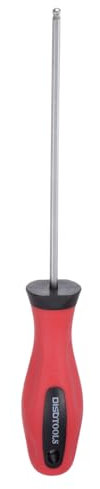 sourcing map Ball Head Hex Screwdriver 3mm x 110mm Magnetic Ball End Hexagonal Precision Screw Driver Hex Design Wrench