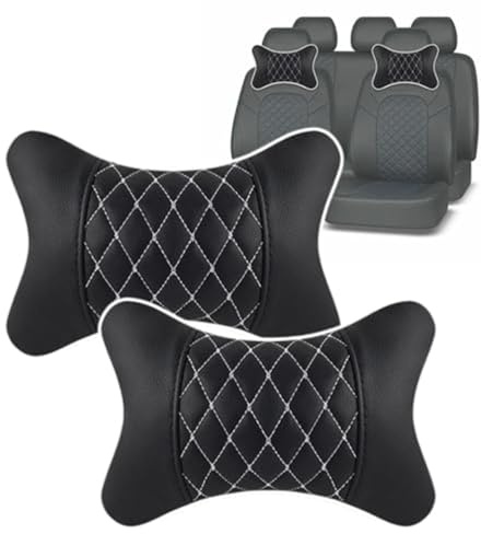 EIWXEFQT 2Pack Auto Kopfstütze, fur Kia NIRO SG2 2022-2024 Komfortabel Auto Nackenkissen Auto Kopfstütze Kissen zum Fahren Abnehmbarem Bezug,B