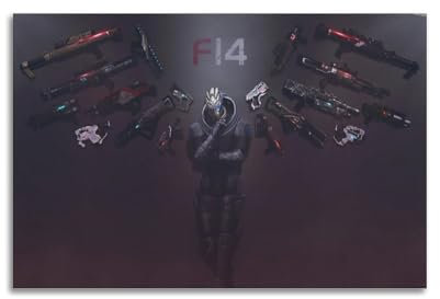 NRCKMIHRAE Mass Effect Gareth-Spiel-Poster, dekorative Malerei, Leinwand, Wandposter und Kunstdruck, moderne Familienschlafzimmer-Dekoration, Poster, 20 x 30 cm