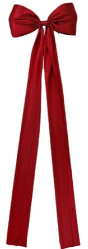 Große rote Samtschleife, Weihnachtsbaumspitze, 119,9 cm, extra lange Weihnachtsbaumschleifen, Schleifen für Weihnachtskranz, Topper Weihnachten