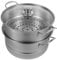 Cabilock 28cm Large Capacity Multi-functional Steamer Pot Double Layer Stainless Steel Family Size Healthy Cooking Easy Cleaning