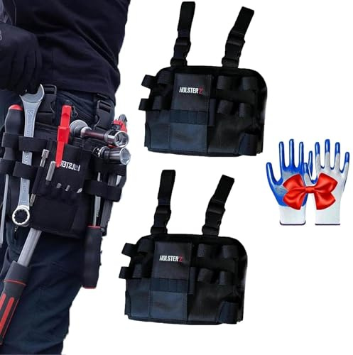 FJZFXKZL Elory Holster Z 2.0,Holster Z 2.0 Tool Pouch,Leg Pouch for Men,Multi-Tool Electrician Tools Pouch with Leg Tool Belt,Electrician Tool Repair Tool Bag(2 Pcs)