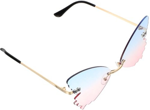 Beavorty 1pezzi Occhiali Da Sole Rosa Per Ragazzo Occhiali Da Sole Divertenti in Policarbonato Di Design Aerodinamico e Naselli Confortevoli