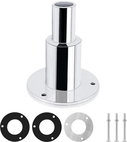 Durch Rumpf Auspuff Hautanpassung, 24mm Edelstahl Schiffsauspuff Rohrauspuff Rumpf Auspuff Dieselheizung Zubehör Diesel Heizungsauspuff Durchlassrohr für LKW Boot Auto Gerade
