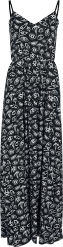 Gothicana by EMP Damen Langes Kleid The Void Viskosekleid schwarz