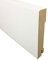 Sockelleiste CUBE Fussleiste 100 mm - Moderner Abschluß für Parkett-/Laminat- und Vinylböden - Farbe: WEISS - Höhe 100 mm - Tiefe: 18 mm - 1 Stück Mit 240 cm Länge